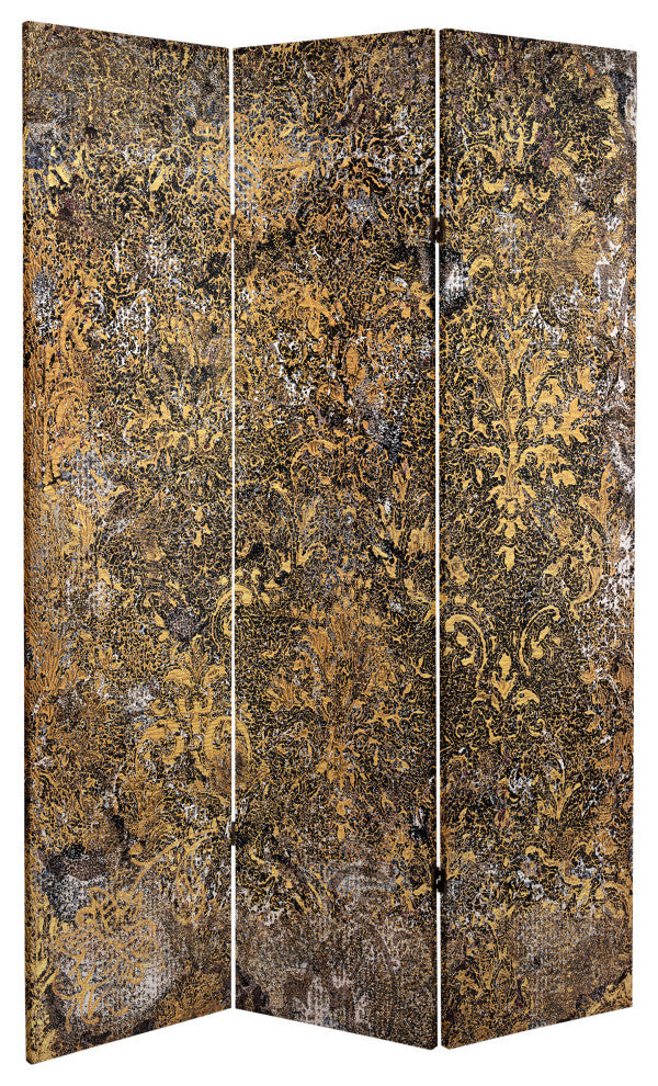 6' Tall Roots of the Earth Canvas Room Divider