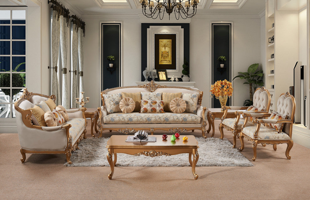 Infinity 6-Piece Floral Upholstered Living Room Set