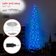 Spiral Multi-Function Over 7 Feet Tall Christmas Tree with Multicolor LED Lights