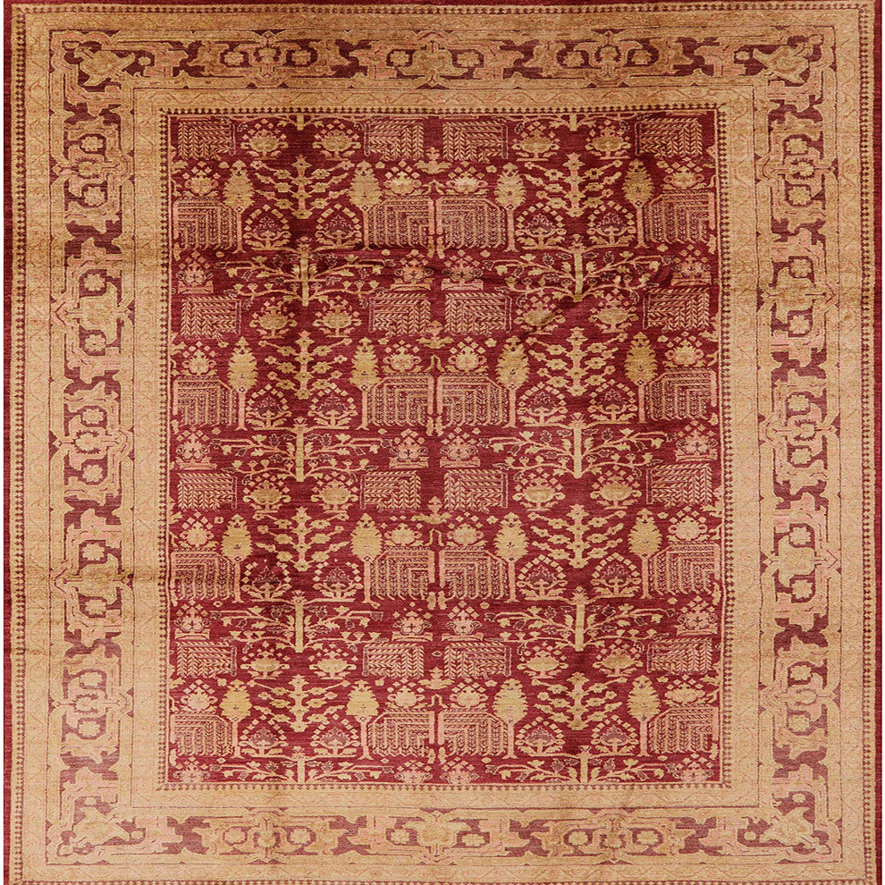 Ahgly Company Indoor Square Mid-Century Modern Area Rugs, 8' Square