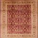 Ahgly Company Indoor Square Mid-Century Modern Area Rugs, 8' Square