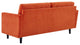 Tufted Sofa, Velvet, Orange, Modern, Living Lounge Room Hotel Lobby Hospitality