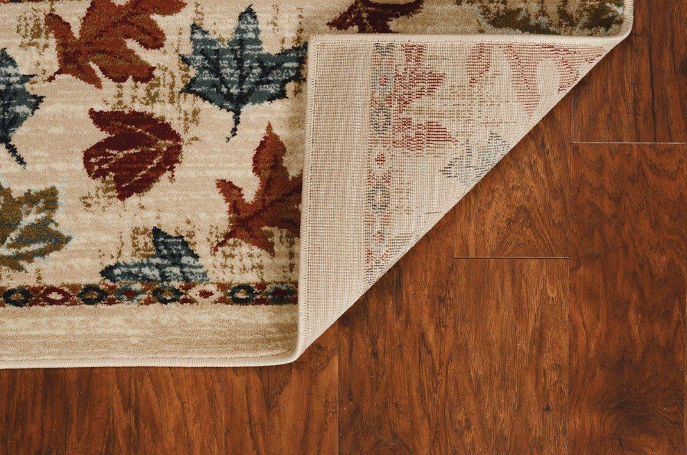 KAS Chester 5632 Ivory Harvest Area Rug, 8'x10'