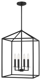 Perryton 4-Light Hall / Foyer, Midnight Black