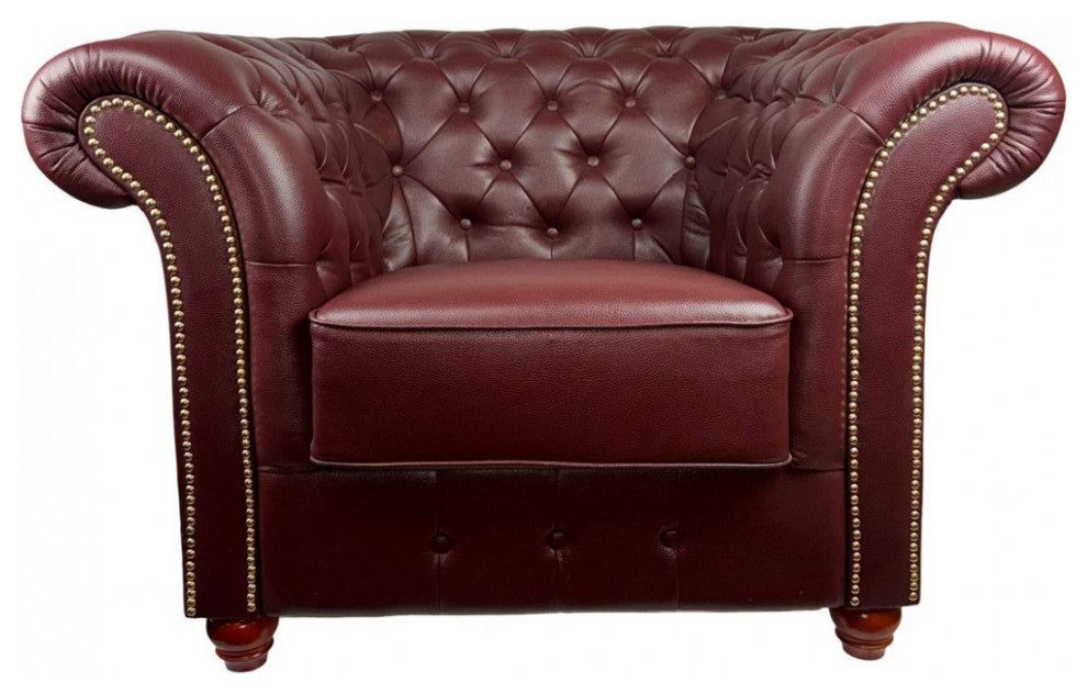 Leather Chesterfield Chair