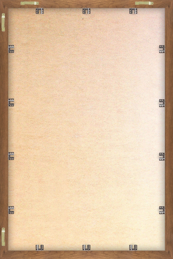 "Printed Pink Heels" Framed Painting Print, 24"x36"