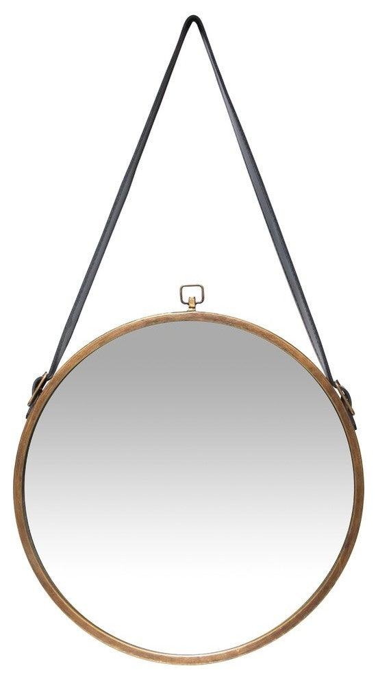 Large Farmhouse Wall Mirror, Circle