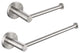 Circular 2-Piece Bathroom Hardware Set, Brushed Nickel