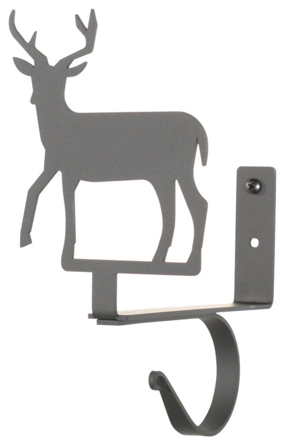 Rooster Curtain Shelf Brackets, Deer