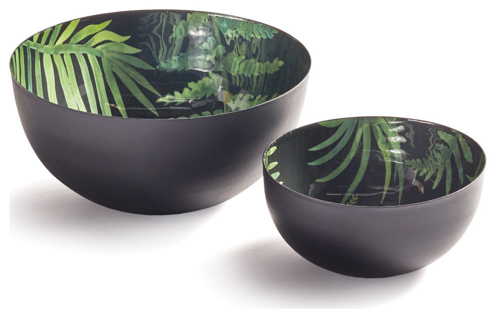 2-Piece Garden Fern Bowl Set