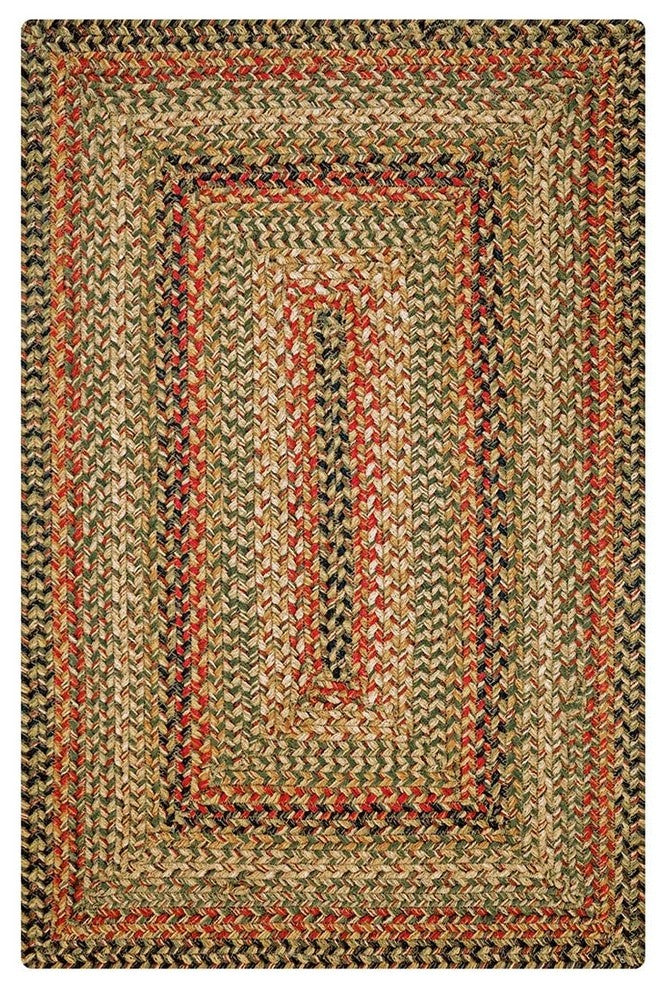 Homespice Decor Kingston  Jute Braided Rug 8' x 10' (Rectangle)