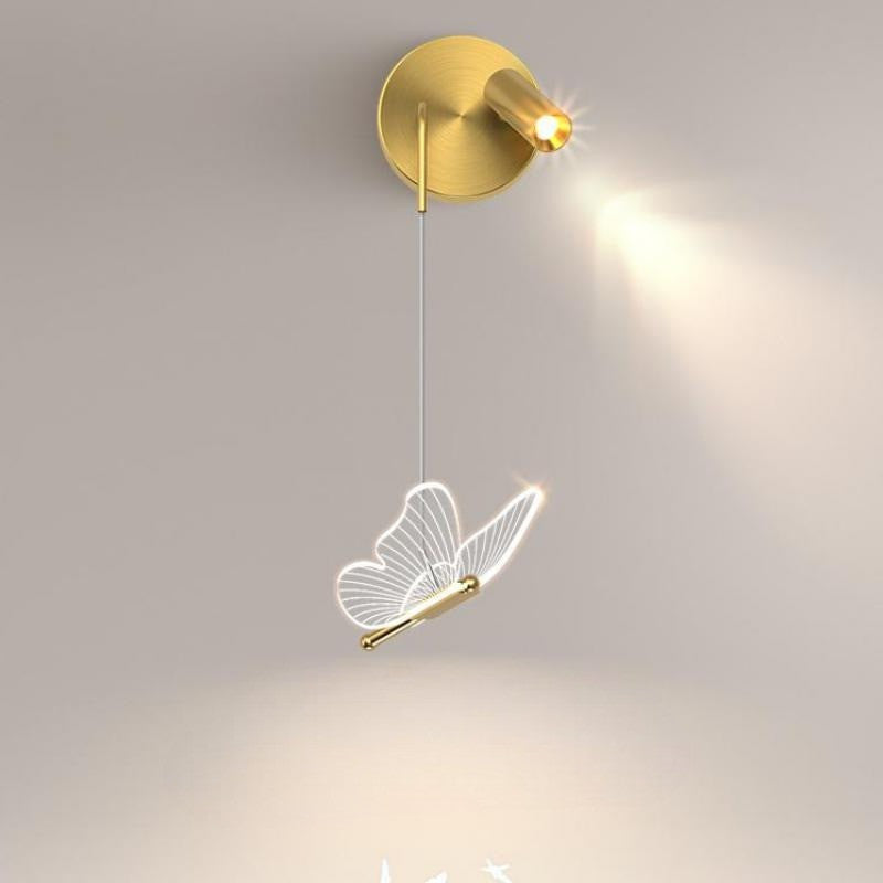 Montijo | Butterfly Bedside Wall Lamp for Kids Room, Left