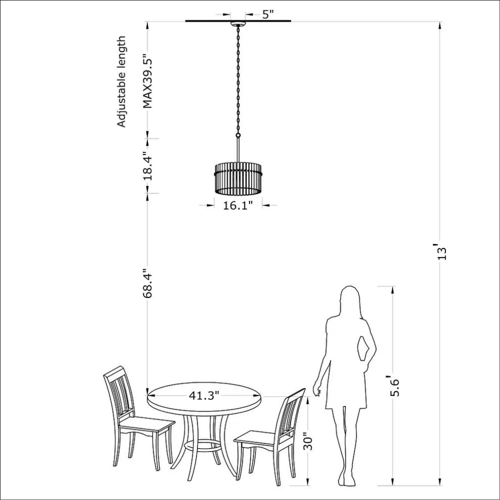 Eva 4-Light Brushed Brass Crystal Chandelier