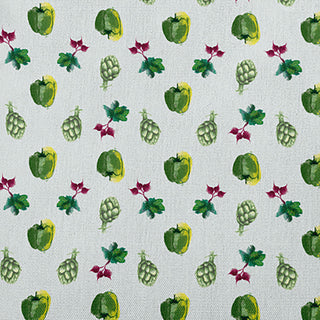 Three Veggies Pattern Decorative Throw Pillow, Pale Green, 20"x20"