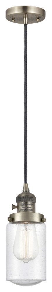 Innovations 201CSW-AB-G314 1 Light 4.5" Pendant, Switch, Antique Brass