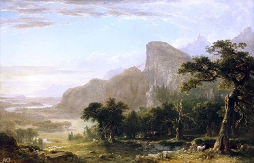 Asher Brown Durand Landscape--Scene from Thanatopsis Gallery Wrapped Canvas