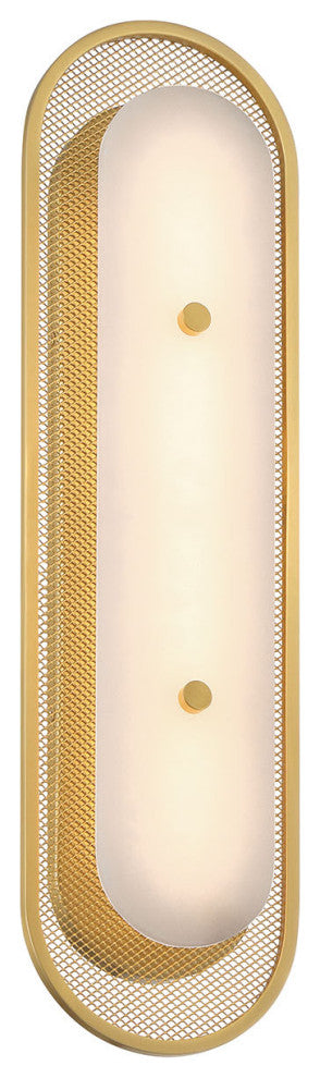 Tramore, Wall Sconce, 22", Gold, Alabaster