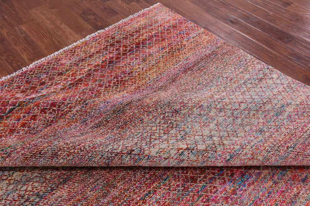 Savannah Grass Wool & Silk Handmade Rug 9' 3" X 11' 10" - Q15964