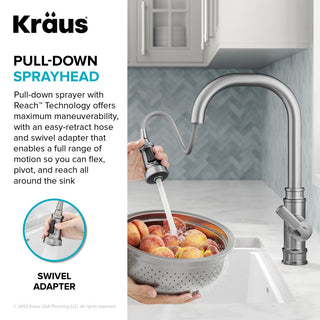 Sellette Pull-Down Kitchen Faucet, Chrome, Model Kpf-4101ch