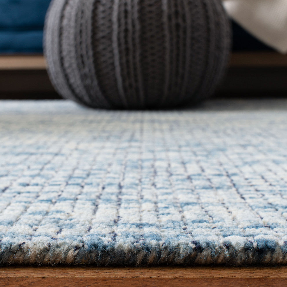 Safavieh Couture Abstract Collection, ABT473 Rug, Ivory/Navy, 2'x3'