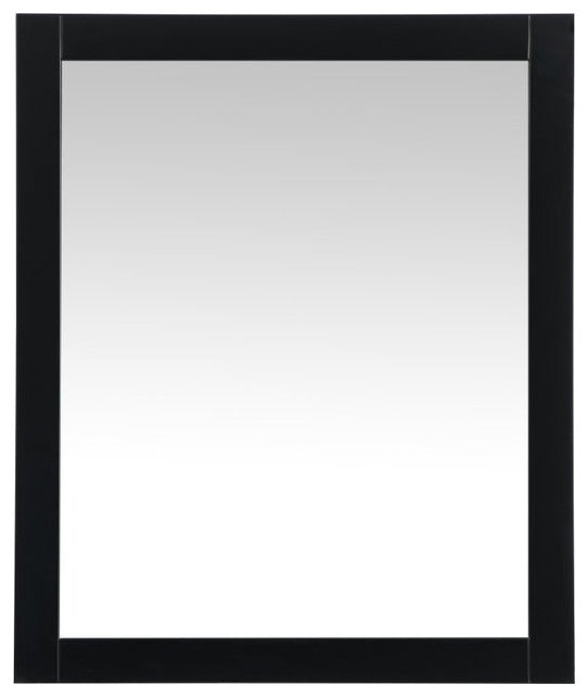 Alice Vanity Mirror, 30"x36", Black