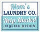 Mom's Laundry Co. 16x20 Canvas Wall Art