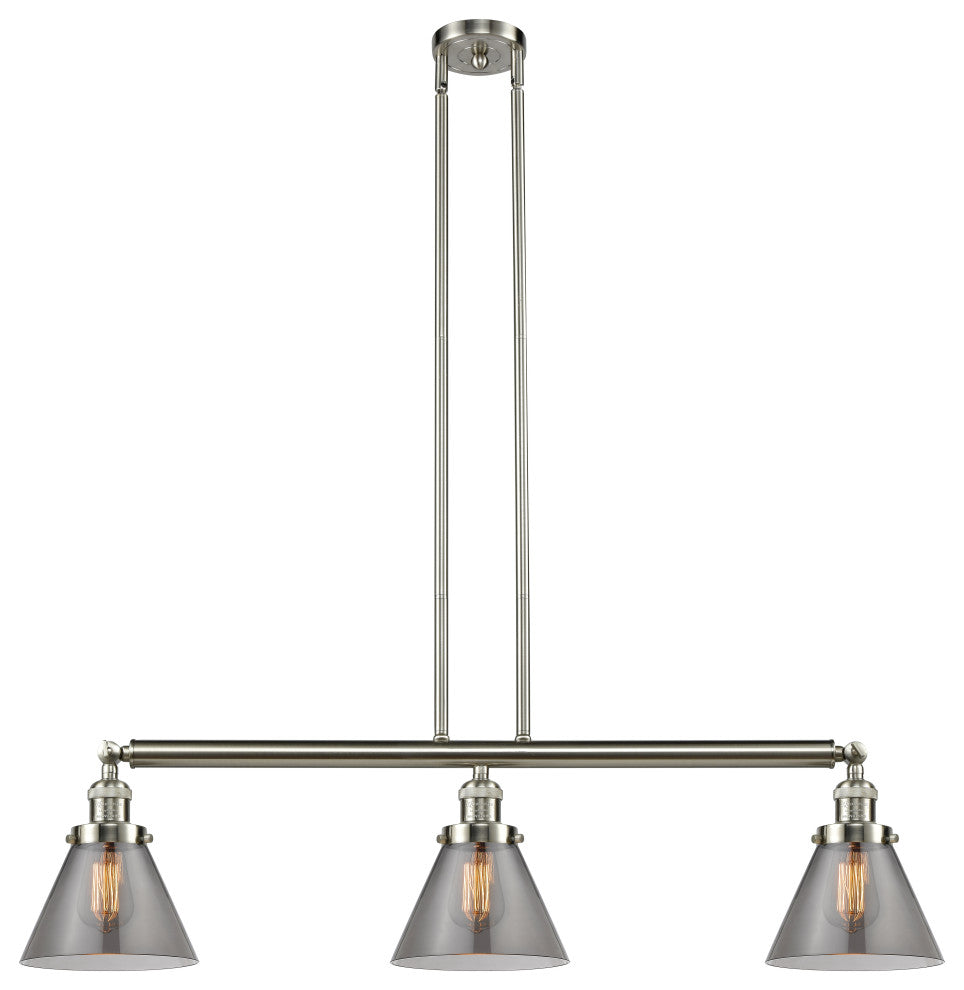 Innovations Lighting 213-Sn-G43-Led 3 Light Dimmable Led Island Light