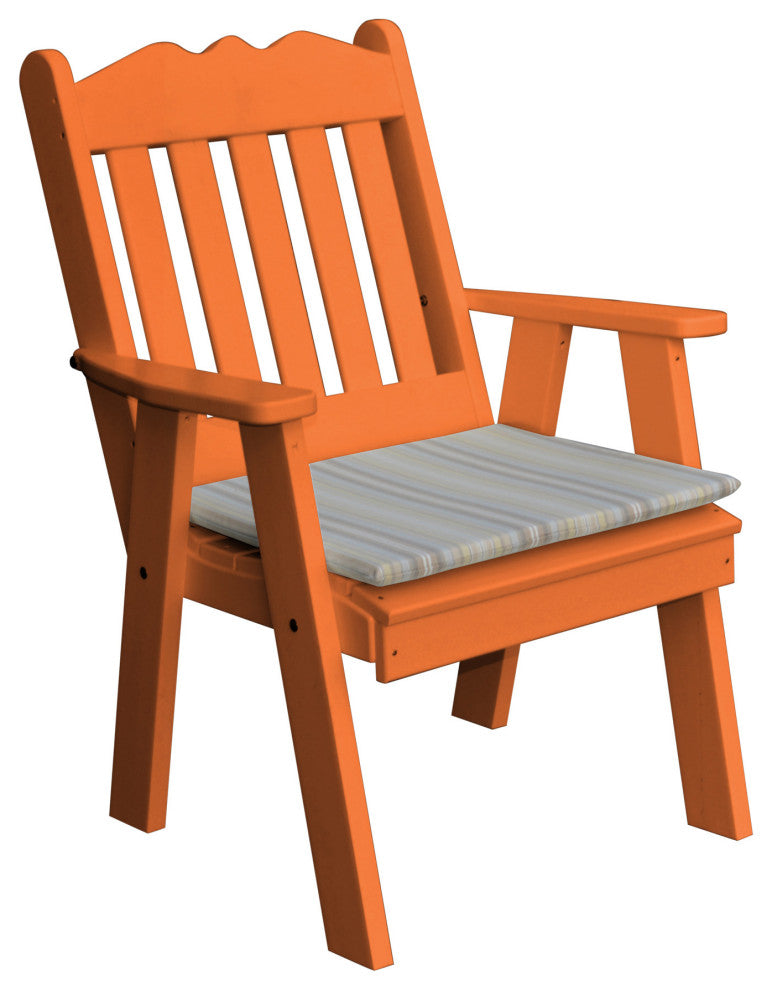Poly Royal English Chair, Orange