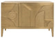 Safavieh Couture Dorielle Brass Covered Sideboard Gold