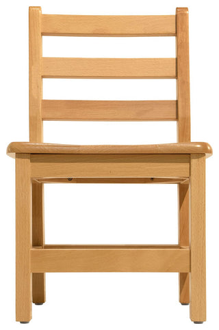 RRI Goods Ladderback Kids Wooden Chair Set of 2, 16"