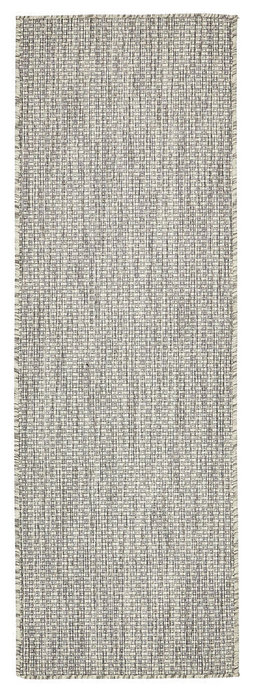 Unique Loom Light Gray Solid Outdoor 2'' 0 x 6'' 0 Runner Rug