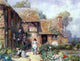 Myles Birket Foster An Afternoon in the Garden Wall Decal