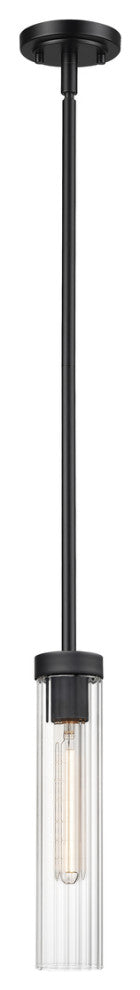 Z-LITE 1-Light Pendant, Matte Black