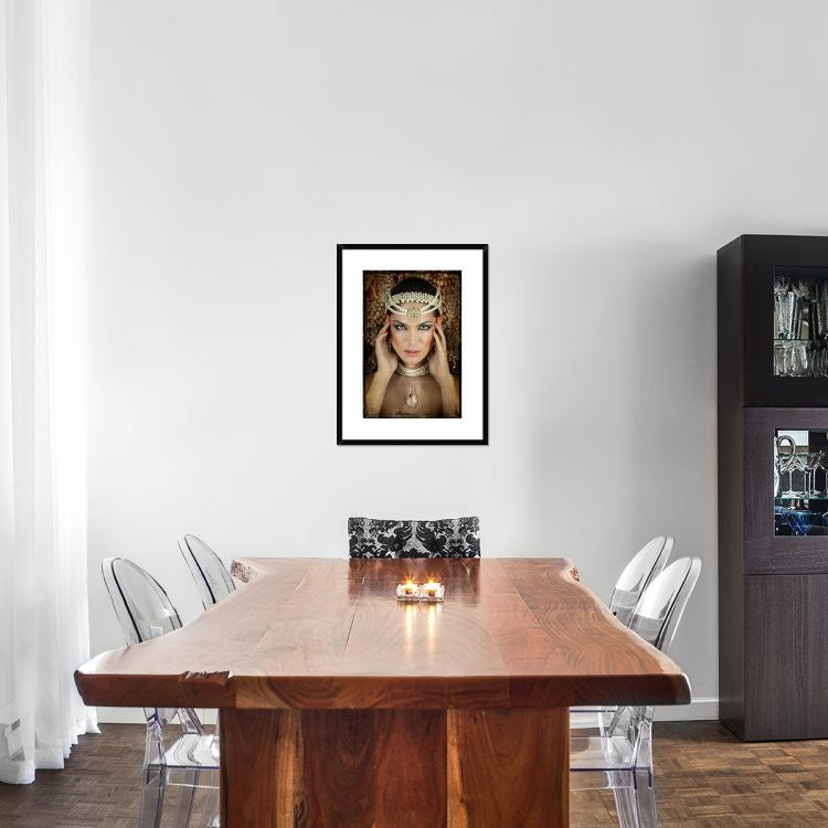 "Quelia" Framed Digital Print by Ddiarte, 22x30"