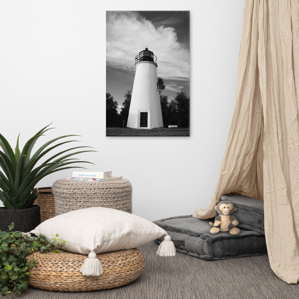 Touch the Sky Coastal Landscape Photo Canvas Wall Art Print, 24" X 36"