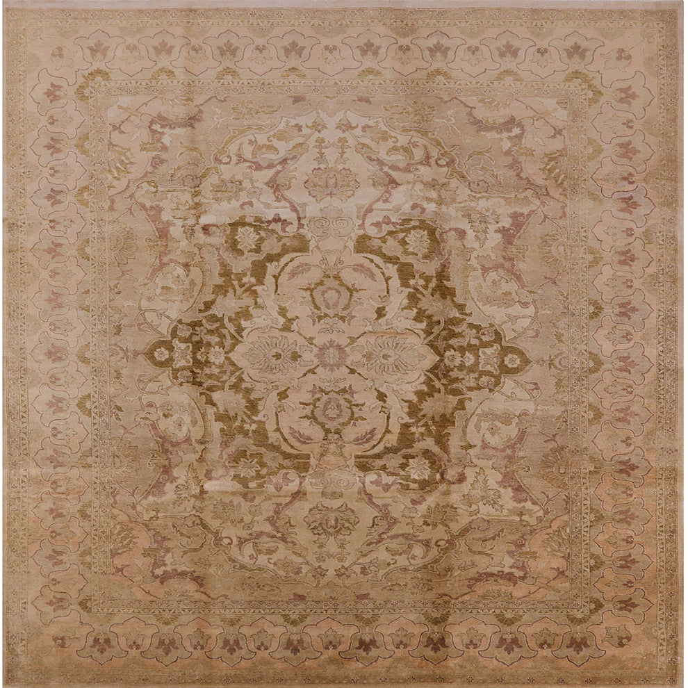 Ahgly Company Indoor Square Mid-Century Modern Area Rugs, 4' Square