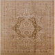 Ahgly Company Indoor Square Mid-Century Modern Area Rugs, 4' Square