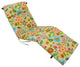 72"X24" Patterned Polyester Outdoor Chaise Lounge Cushion, Gregoire Chamomile