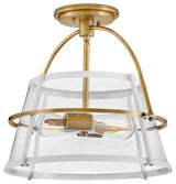 Hinkley Lighting 38111 Tournon 2 Light 15"W Semi-Flush Ceiling - Heritage Brass