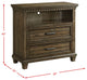 Johnny 2-Drawer Media Chest With Media Compartment
