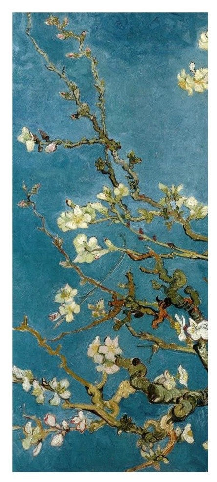 "Blossoming Almond Tree (left)" Digital Paper Print by Vincent van Gogh, 15"x32"