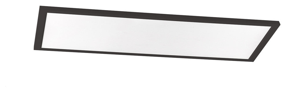 Lugano 48"x 24" LED Linear Flush Mount, Black