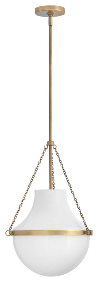 Hinkley Collins Medium Pendant, Heritage Brass