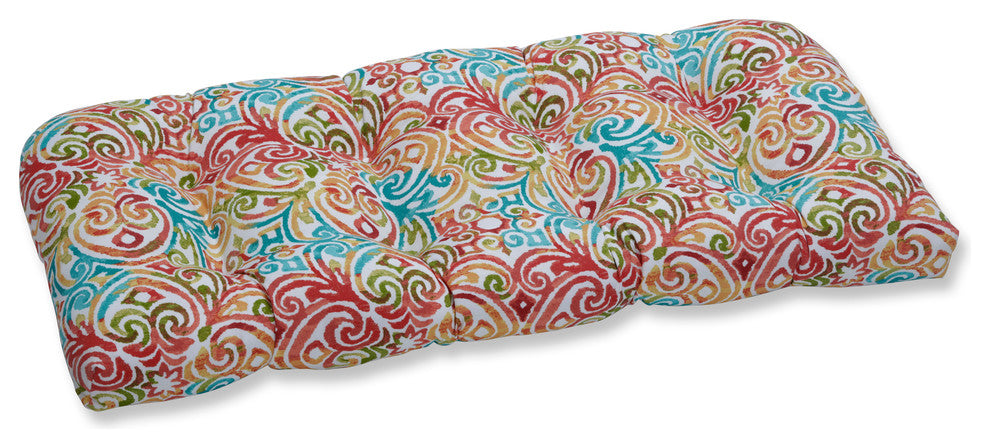 Corinthian Dapple Wicker Loveseat Cushion, 44"x19"x5"
