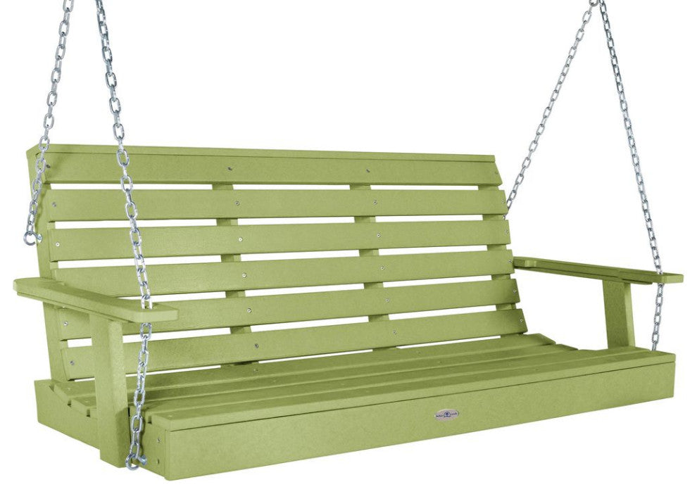 Riverside Porch Swing 5', Palm Green