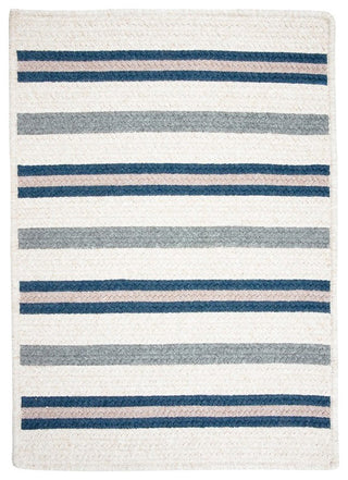 Colonial Mills Allure AL59 Polo Blue Stripes Area Rug, Rectangular 12'x15'