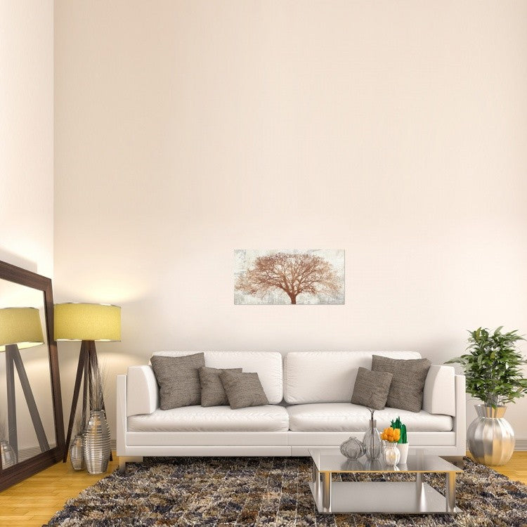 "Tree of Bronze" Stretched Canvas Giclee by Alessio Aprile, 36x18"