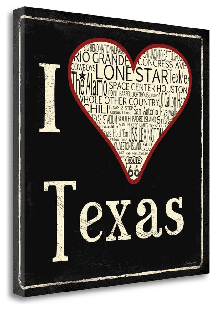 "Texas" By Jo Moulton, Giclee Print on Gallery Wrap Canvas, Ready to Hang