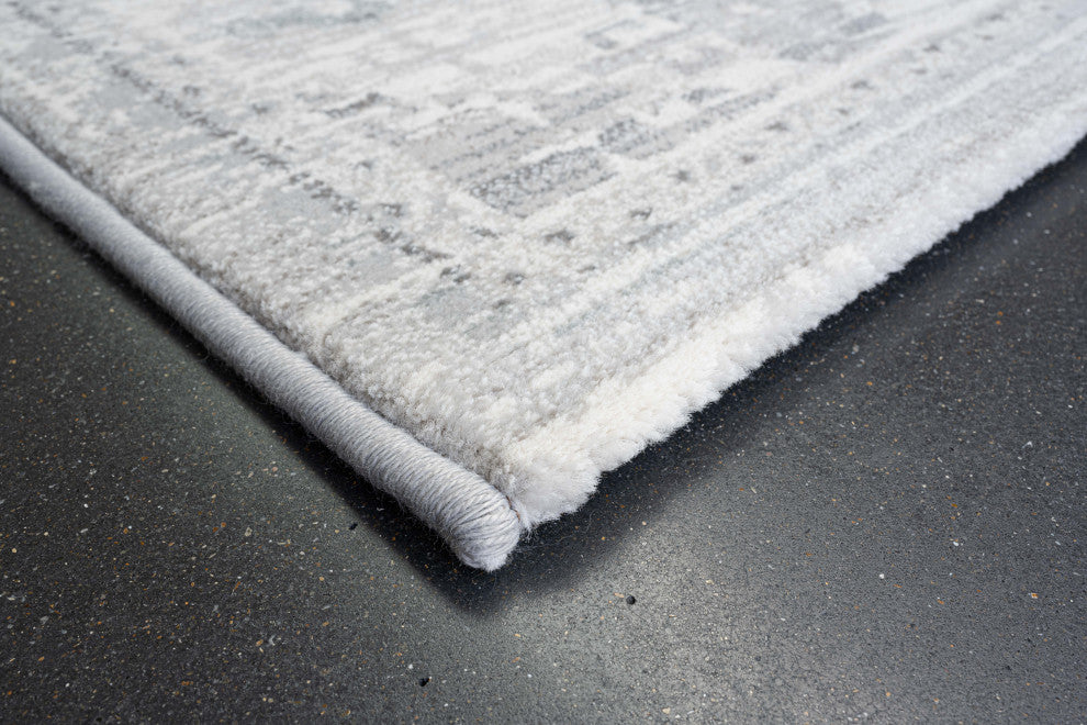 Essentials Whispers Ivory, Gray, and Beige Olefin Area Rug