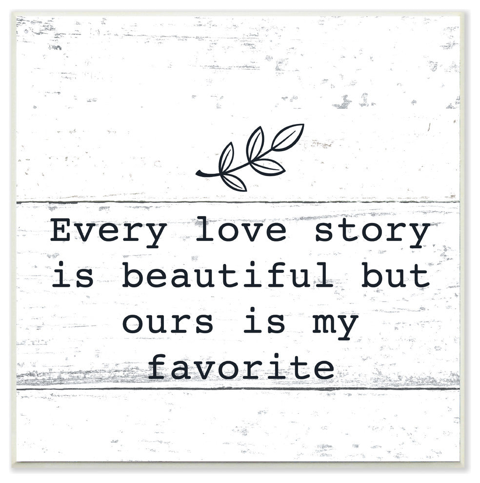 Our Love is my Favorite Wall Plaque Art, 10x15